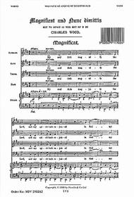 Magnificat And Nunc Dimittis In D (New Engraving) Sheet Music by Charles Wood