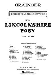 Lincolnshire Posy Score Sheet Music by Percy Aldridge Grainger