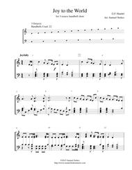 Joy to the World - for 3-octave handbell choir Sheet Music by George Frideric Handel