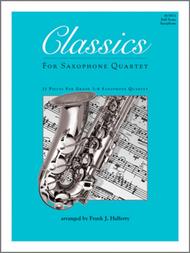 Classics For Saxophone Quartet - Full Score Sheet Music by Various