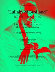 Lullaby Of Birdland (for Clarinet Quartet) Sheet Music by George Shearing