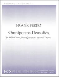 Omnipotens Deus dies (Keyboard/choral score) Sheet Music by Frank Ferko