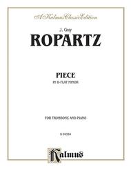 Piece in B-flat Minor Sheet Music by Joseph Guy Marie Ropartz