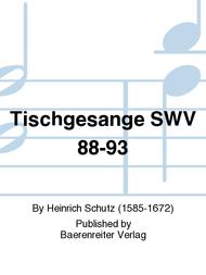 Tischgesange SWV 88-93 Sheet Music by Heinrich Schutz