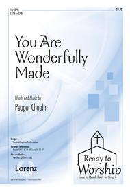 You Are Wonderfully Made Sheet Music by Pepper Choplin