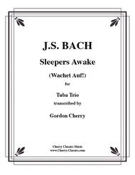 Sleepers Awake (Wachet Auf) Sheet Music by Johann Sebastian Bach