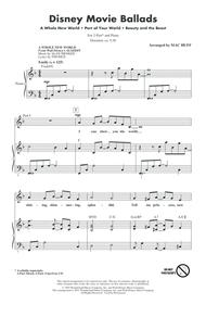 Disney Movie Ballads (Medley) (arr. Mac Huff) Sheet Music by Alan Menken
