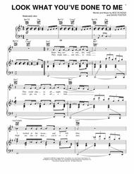 Look What You've Done To Me Sheet Music by Boz Scaggs