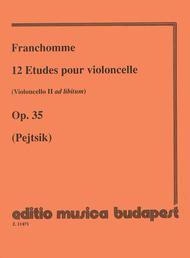 12 Etudes Sheet Music by Auguste Franchomme