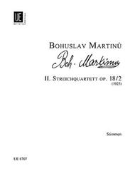 String Quartet No.2 Sheet Music by Bohuslav Martinu