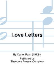 Love Letters Sheet Music by Carter Pann