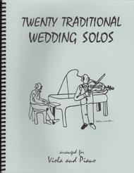 20 Traditional Wedding Solos for Viola and Piano Sheet Music by Various