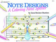 Note Designs: A Coloring Note Speller Sheet Music by Jane Smisor Bastien