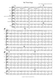 We Three Kings for String Orchestra Sheet Music by John H.Hopkins