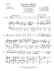 CHRISTMAS JOY MEDLEY (Trombone/Piano and Trombone Part) Sheet Music by George F. Handel