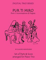 Pur Ti Miro from L'incoronazione di Poppea for Piano Trio (Violin