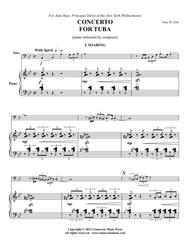 Concerto for Tuba Sheet Music by Gary Ziek