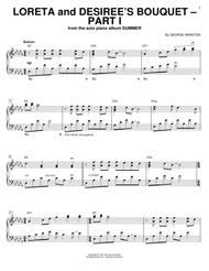Loreta And Desiree's Bouquet-Part 1 Sheet Music by George Winston