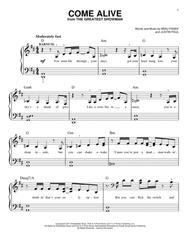 Come Alive (from The Greatest Showman) Sheet Music by Pasek & Paul