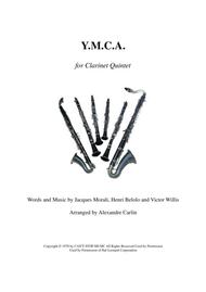 Y.M.C.A. - Clarinet quintet or ensemble Sheet Music by The Village People