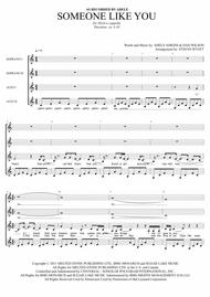 Someone Like You - SSAA a cappella Sheet Music by Adele