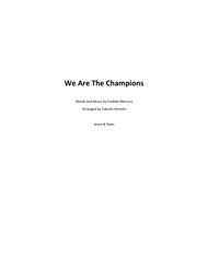 We Are The Champions - string trio Sheet Music by Queen