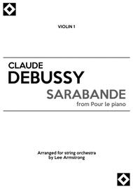 Debussy Sarabande for string orchestra Sheet Music by Claude Debussy