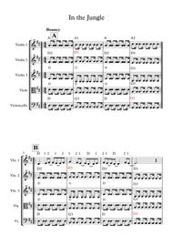 The Lion Sleeps Tonight - For String Quartet/Ensemble Sheet Music by The Tokens