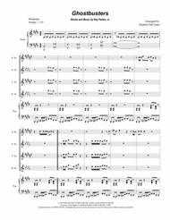 Ghostbusters (for Saxophone Quartet) Sheet Music by Ray Parker