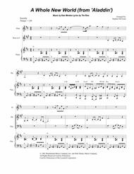 A Whole New World (for Brass Quartet) Sheet Music by Alan Menken