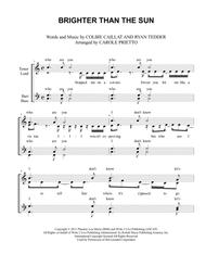 Brighter Than The Sun [QUARTET PRICING] Sheet Music by Colbie Caillat