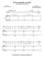 If You Could Hie to Kolob (SATB) Sheet Music by William W. Phelps