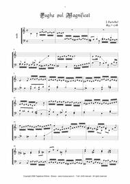 PACHELBEL - FUGA ON MAGNIFICAT - For Organ Sheet Music by J. Pachelbel