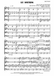 Say Something - String Quartet Sheet Music by A Great Big World and Christina Aguilera