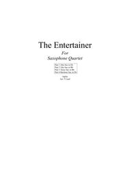 The Entertainer. For Saxophone Quartet Sheet Music by Scott Joplin