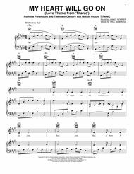 My Heart Will Go On (Love Theme from Titanic) Sheet Music by James Horner