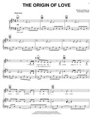 The Origin Of Love Sheet Music by Stephen Trask