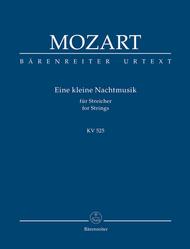 Eine kleine Nachtmusik for Strings and Winds G major KV 525 Sheet Music by Wolfgang Amadeus Mozart