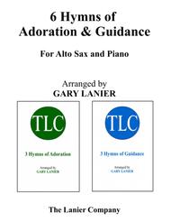 6 HYMNS of Adoration & Guidance Set 1 & 2 (Duets - Alto Sax and Piano with Parts) Sheet Music by GEISTLICHE KIRCHENGESANG