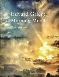 Grieg: Morning Mood from Peer Gynt Suite for Cello & Piano Sheet Music by Edvard Grieg