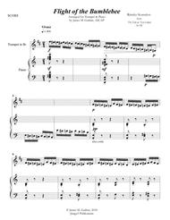 Korsakov: Flight of the Bumblebee for Trumpet & Piano Sheet Music by Nikolay Andreyevich Rimsky-Korsakov