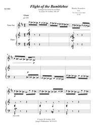 Korsakov: Flight of the Bumblebee for Tenor Sax & Piano Sheet Music by Nikolay Andreyevich Rimsky-Korsakov