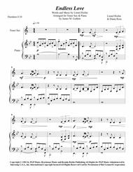Lionel Richie: Endless Love for Tenor Sax & Piano Sheet Music by Lionel Richie & Diana Ross
