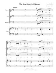 The Star-Spangled Banner - SAB choir with piano accompaniment Sheet Music by Francis Scott Key