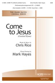 Come to Jesus (Untitled Hymn) Sheet Music by Chris Rice
