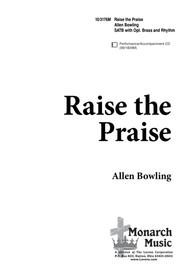 Raise the Praise Sheet Music by Allen Bowling