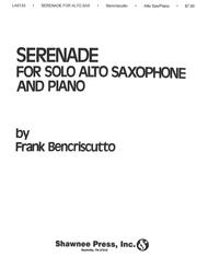 Serenade Sheet Music by Frank Bencriscutto