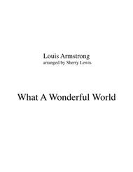 What A Wonderful World STRING DUO (for string duo) Sheet Music by Louis Armstrong