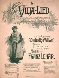 Vilja-Lied (Lied vom Waldmagdelein) Sheet Music by Franz Lehar