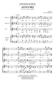 Agnus Dei Sheet Music by Ivo Antognini